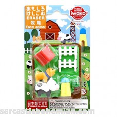 Iwako Blister Pack [Farm Animal] BRI058 Pencil Erasers Collective Puzzle